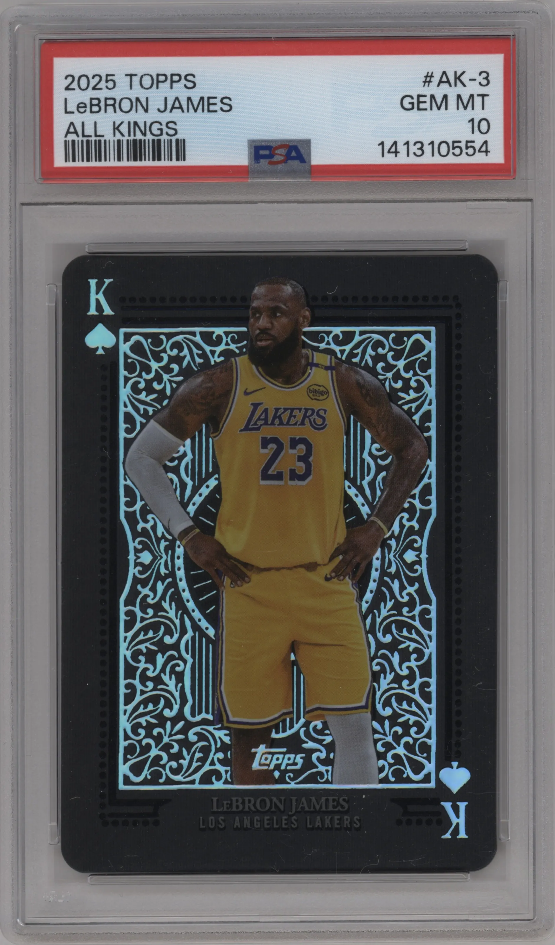 2025 Topps All Kings LeBron James #AK-3 PSA 10