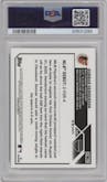 Gunnar Henderson from the 2023 Topps Chrome Update set featuring a Refractor parallel graded by PSA and given an overall grade of 10.