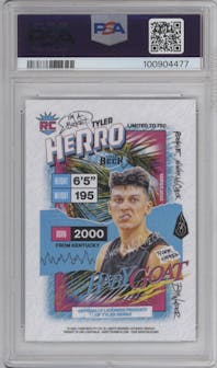 Tyler Herro from the 2020 Tyler Herro X Tyson Beck set graded by PSA and given an overall grade of 10.