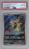 Iron Moth from the 2023 Pokemon SV set graded by PSA and given an overall grade of 10.