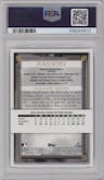 Juan Soto from the 2021 Topps Gallery set graded by PSA and given an overall grade of 10.