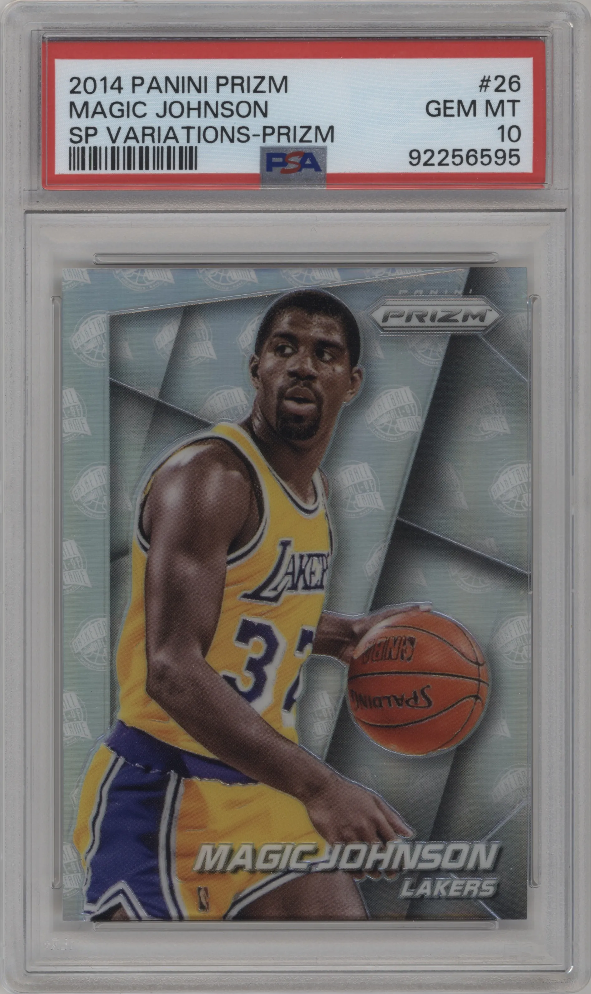 2014 Panini Prizm SP Magic Johnson Prizm #26 PSA 10