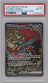 Roaring Moon ex from the 2025 Pokemon SV set graded by PSA and given an overall grade of 8.