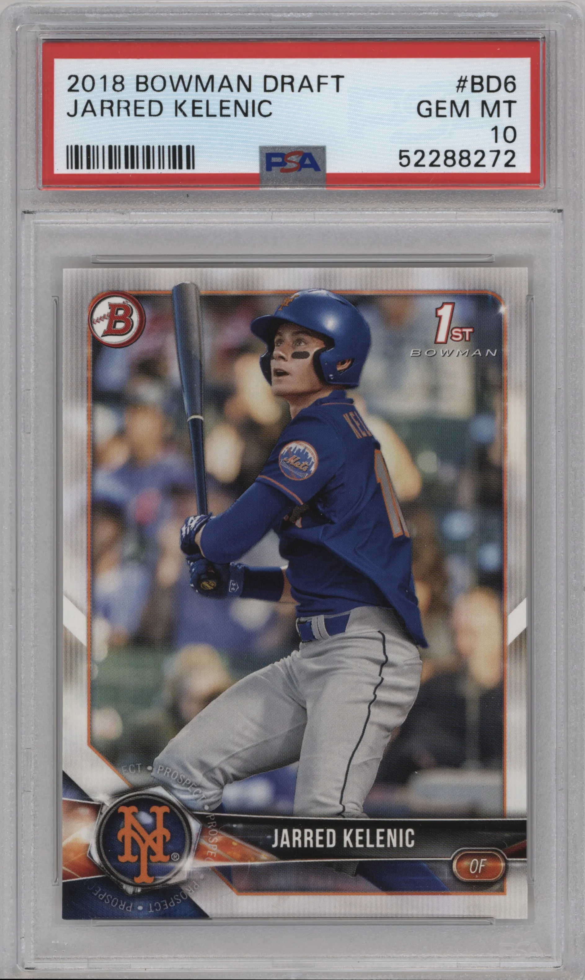 2018 Bowman Draft Jarred Kelenic PSA 10
