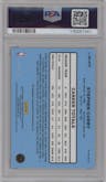 Stephen Curry from the 2023-24 Panini Contenders Optic set featuring a Red parallel graded by PSA and given an overall grade of 10.