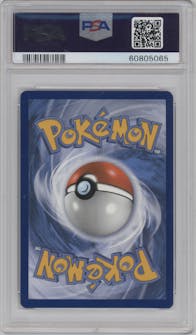 Charizard V from the 2020 Pokemon SWSH set graded by PSA and given an overall grade of 10.