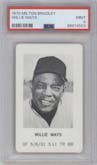 Willie Mays from the 1970 Milton Bradley set graded by PSA and given an overall grade of 9.