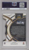 Jaxon Smith-Njigba from the 2023 Panini Select set featuring a Die-Cut Silver parallel graded by PSA and given an overall grade of 10.