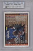Shaquille O'Neal from the 1996-97 Topps set graded by Beckett and given an overall grade of 9.
