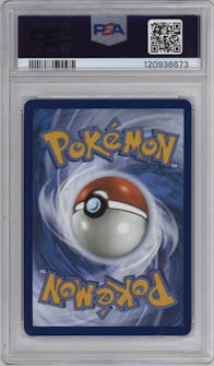 Charizard ex from the 2024 Pokemon SV set featuring a Charizard ex Super Premium Collection parallel graded by PSA and given an overall grade of 10.