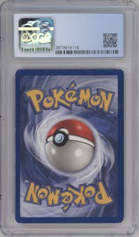 Zapdos from the 1999 Pokemon set graded by CSG and given an overall grade of 5.5.