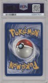 Vaporeon from the 1999 Pokemon set graded by PSA and given an overall grade of 6.