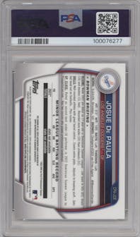 Josue De Paula from the 2023 Bowman  set graded by PSA and given an overall grade of 10.