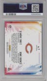 D’Andre Swift/Rome Odunze from the 2024 Panini Prizm set graded by PSA and given an overall grade of 10.