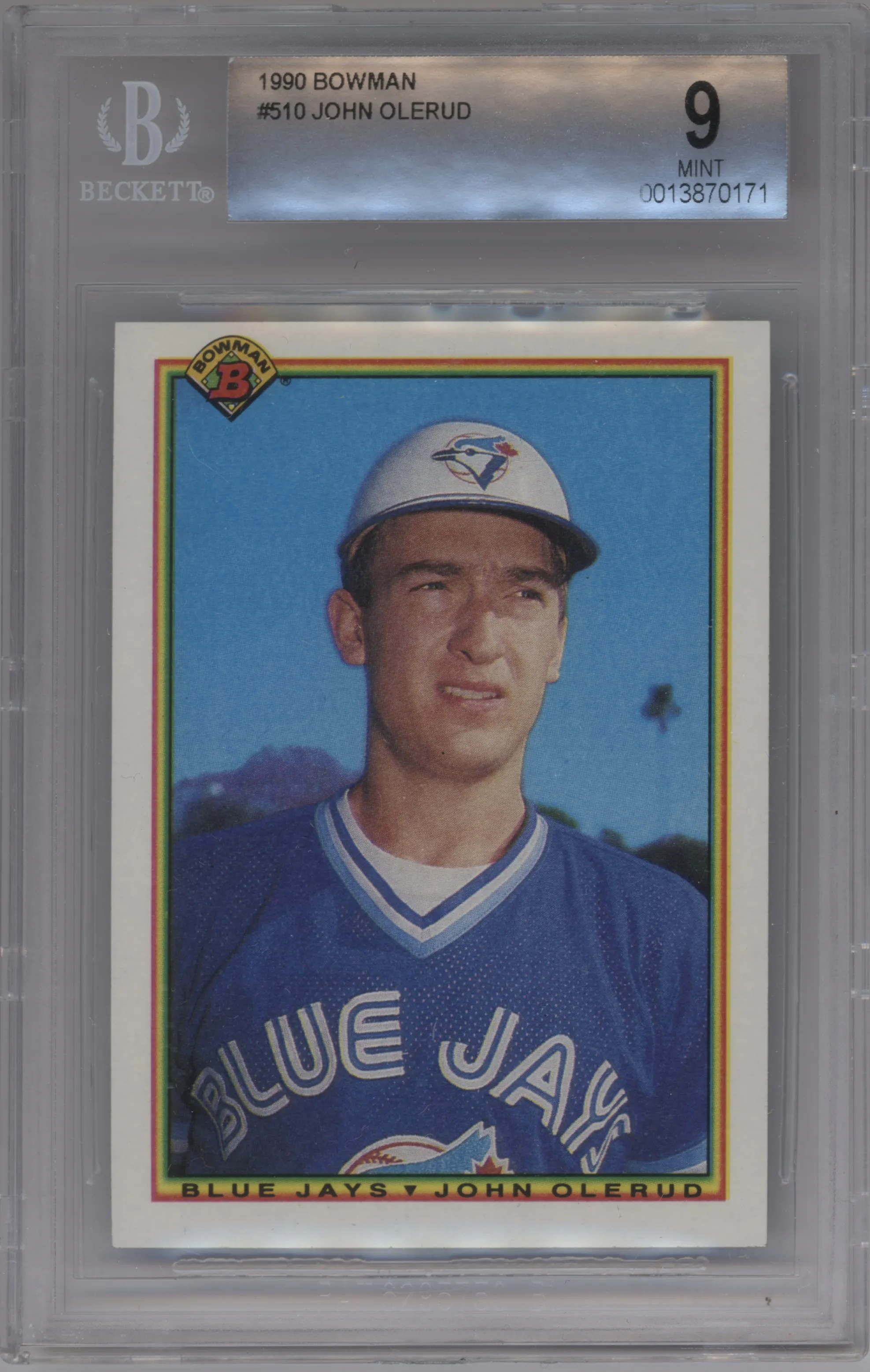 1990 Bowman John Olerud #510 BGS 9