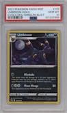 Umbreon from the 2021 Pokemon SWSH set featuring a Evolving Skies 3-Pack Blisters parallel graded by PSA and given an overall grade of 10.