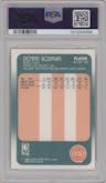 Dennis Rodman from the 1988-89 Fleer set graded by PSA and given an overall grade of 8.