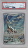 Skarmory from the 2024 Pokemon SV set graded by PSA and given an overall grade of 10.