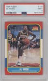 Al Wood from the 1986-87 Fleer set graded by PSA and given an overall grade of 9.