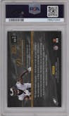 DeVonta Smith from the 2021 Panini Select set featuring a Silver Prizm parallel graded by PSA and given an overall grade of 10.