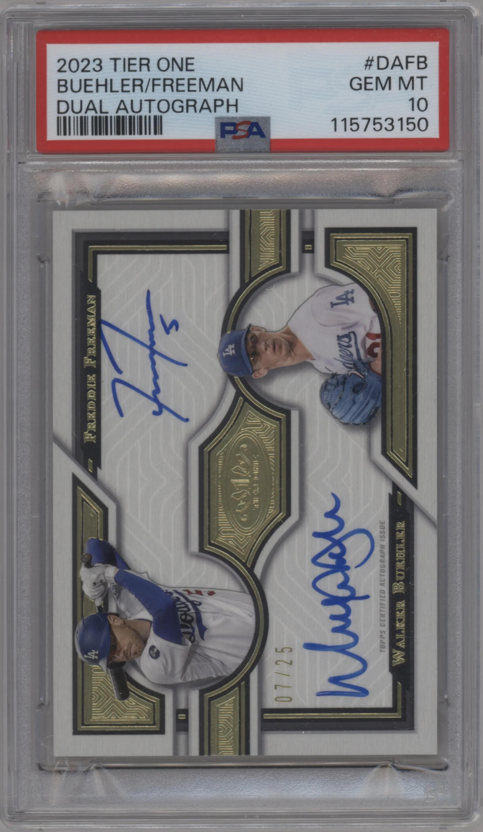 Freddie Freeman/Walker Buehler