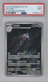 Palafin from the 2024 Pokemon SV set graded by PSA and given an overall grade of 9.