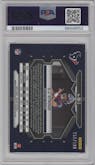 C.J. Stroud  from the 2023 Panini Mosaic set featuring a Orange Mosaic parallel graded by PSA and given an overall grade of 10.