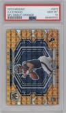 C.J. Stroud  from the 2023 Panini Mosaic set featuring a Orange Mosaic parallel graded by PSA and given an overall grade of 10.