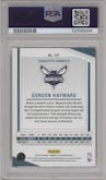Gordon Hayward from the 2023-24 Panini Donruss Elite set featuring a Platinum FOTL parallel graded by PSA and given an overall grade of 9.