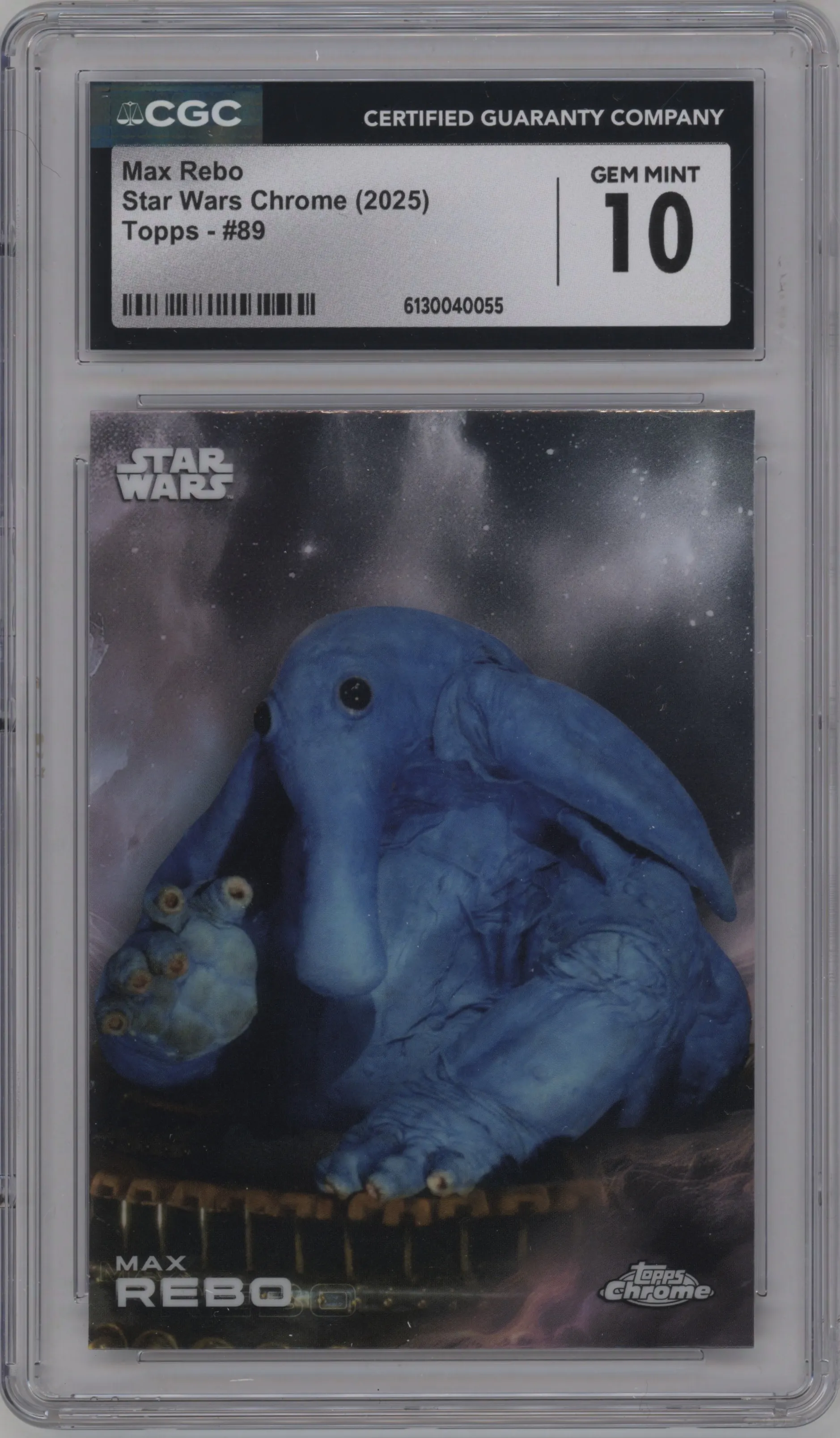 2025 Topps Chrome Star Wars Max Rebo CGC 10