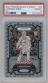 Cameron Brink from the 2024 Panini Prizm Monopoly WNBA set featuring a Go parallel graded by PSA and given an overall grade of 10.