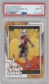 Marvin Harrison Jr. from the 2024 Donruss set graded by PSA and given an overall grade of 10.