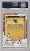 Marvin Harrison Jr. from the 2024 Donruss set graded by PSA and given an overall grade of 10.