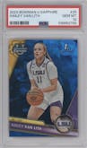 Hailey Van Lith from the 2023-24 Bowman U Chrome Sapphire set graded by PSA and given an overall grade of 10.