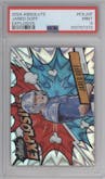 Jared Goff from the 2024 Panini Absolute set graded by PSA and given an overall grade of 9.