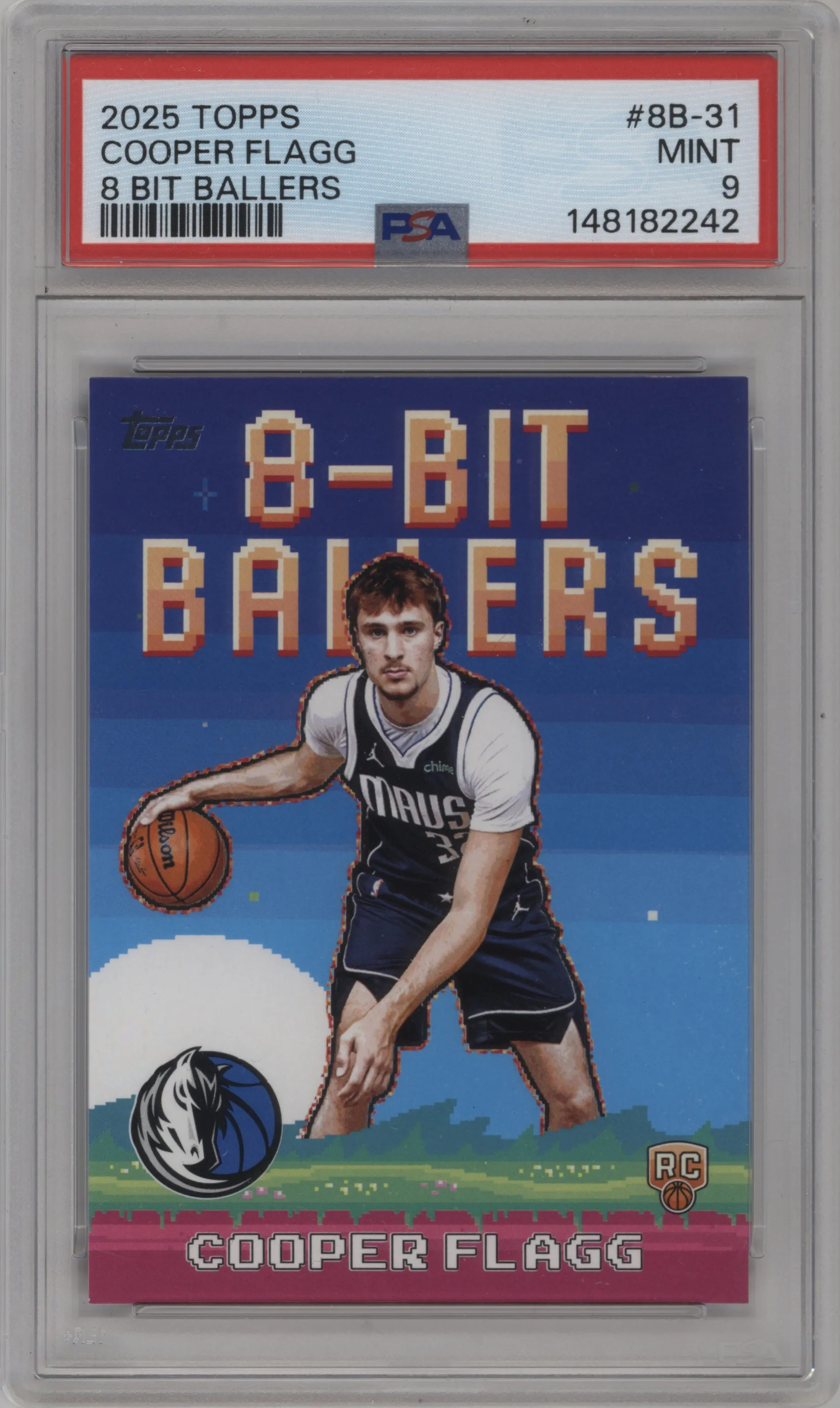 2025 Topps 8-Bit Ballers Cooper Flagg #8B-31 PSA 9