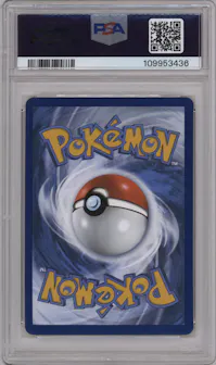 Charizard from the 2021 Pokemon SWSH set featuring a Base Set parallel graded by PSA and given an overall grade of 10.