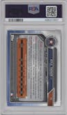 Kyle Tucker from the 2019 Bowman Chrome set graded by PSA and given an overall grade of 10.