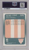 Michael Jordan from the 1988-89 Fleer set graded by PSA and given an overall grade of 8.