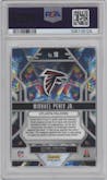 Michael Penix Jr. from the 2024 Panini Prizm set featuring a Green Prizm parallel graded by PSA and given an overall grade of 10.