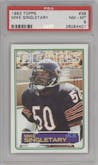 Mike Singletary from the 1983 Topps set graded by PSA and given an overall grade of 8.