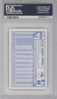 Wilver Dornell Stargell from the 1976 Kellogg's 3-D Super Stars set graded by PSA and given an overall grade of 10.