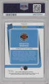 Scottie Barnes from the 2021-22 Panini Donruss Optic set featuring a Fast Break Red parallel graded by PSA and given an overall grade of 9.