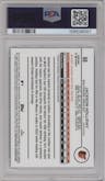 Jackson Holliday from the 2024 Topps Chrome set graded by PSA and given an overall grade of 10.