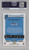 DK Metcalf from the 2019 Panini Donruss Optic set featuring a Pink parallel graded by PSA and given an overall grade of 10.