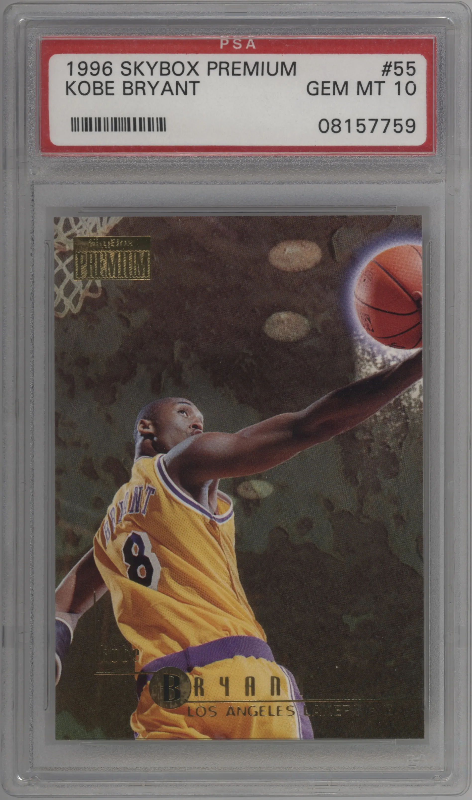 1996 Skybox Premium Kobe Bryant #55 PSA 10