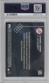 Aaron Judge from the 2017 Topps Now set graded by PSA and given an overall grade of 10.