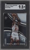 Michael Jordan from the 2003-04 Upper Deck Triple Dimensions set graded by SGC and given an overall grade of 9.5.