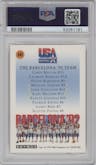 Michael Jordan/John Stockton/Karl Malone/Earvin Johnson from the 1991-92 Skybox set graded by PSA and given an overall grade of 9.
