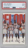 Michael Jordan/John Stockton/Karl Malone/Earvin Johnson from the 1991-92 Skybox set graded by PSA and given an overall grade of 9.